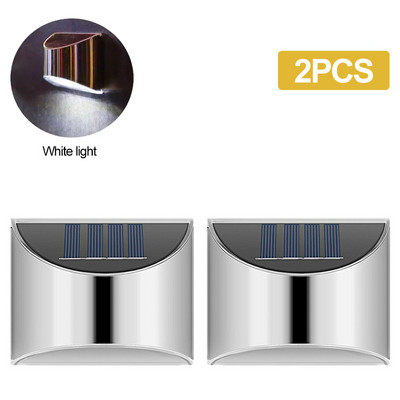 2db LED LED napelemes kültéri fali lámpa kerti világítás kültéri folyosó lépcsőház erkély dekoratív világítás