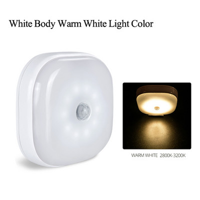10 LED gaismas akumulators gaismeklis Auto PIR kustības sensors bezvadu sienas lampas skapis virtuve guļamistaba kāpņu skapis skapis apgaismojums