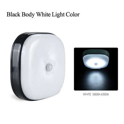 10 LED gaismas akumulators gaismeklis Auto PIR kustības sensors bezvadu sienas lampas skapis virtuve guļamistaba kāpņu skapis skapis apgaismojums