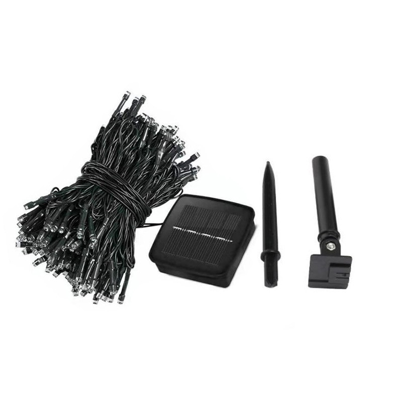 Led saulės šviesos styginiai 7m 50 šviestuvai 8 raštai saulės fėjų styginiai šviestuvai vandeniui atsparūs sodo vestuvių vakarėlio dekoravimas