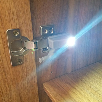 LED лампа за панти Универсална лампа за шкаф Осветление за врата на кухненски шкаф Гардероб Индукционна нощна лампа Осветление за домашна всекидневна