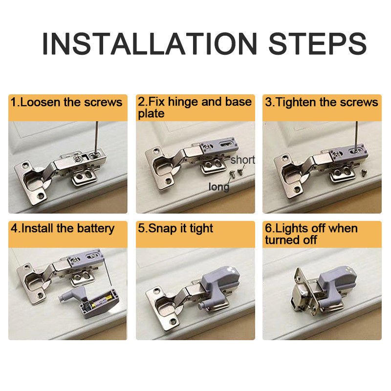 LED vyrių apšvietimas universalus spintelės apšvietimas virtuvės spintelės durų apšvietimas spinta Indukcinis naktinis apšvietimas namuose Svetainės šviesa