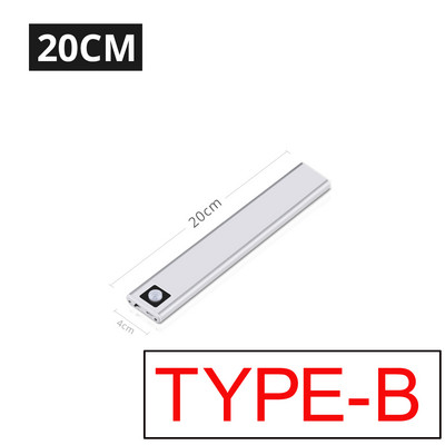 USB LED Punjiva kuhinja Pametna svjetiljka PIR senzor pokreta Prijenosni magneti Zidni stol Ormar Ormar Svjetla Topla/bijela