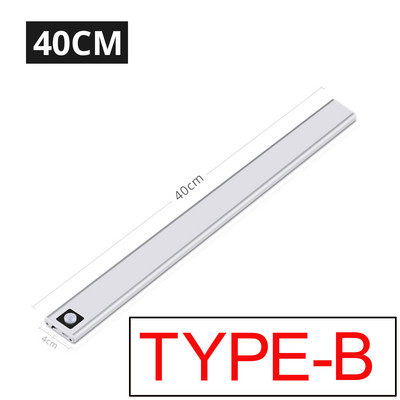 USB LED Punjiva kuhinja Pametna svjetiljka PIR senzor pokreta Prijenosni magneti Zidni stol Ormar Ormar Svjetla Topla/bijela