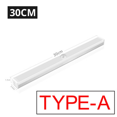 USB LED Punjiva kuhinja Pametna svjetiljka PIR senzor pokreta Prijenosni magneti Zidni stol Ormar Ormar Svjetla Topla/bijela