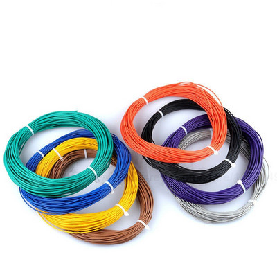 5-метров супер гъвкав проводник с PVC изолация 22AWG Електрически кабел, LED кабел, DIY Connect 7 цвята по избор