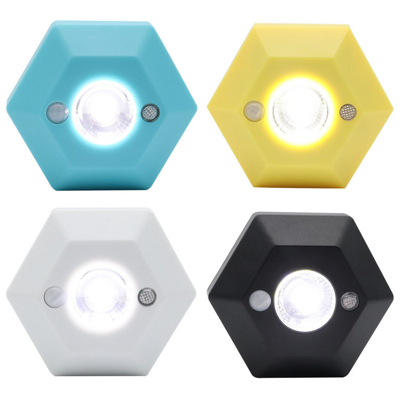 Svjetla ispod ormarića Pametni PIR senzor pokreta LED noćna svjetiljka Na baterije Ormari Lampe za kuhinju WC Rasvjeta u ormaru