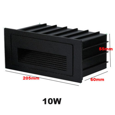 Välis LED-trepi astmevalgusti 3W/5W veekindel süvistatav seinanurga jalavalgusti maastikuraja trepi jaoks AC220V