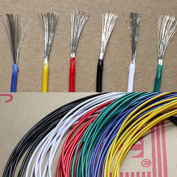 30 μέτρα UL1007 Electronic Wire 22awg 1,6mm PVC Stranded Wire Electronic Cable Πιστοποίηση UL #22