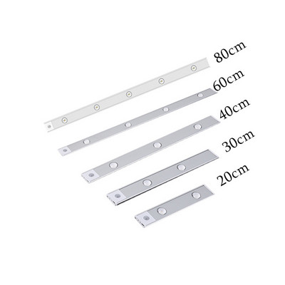 Vidinis apšvietimas LED USB itin plonas po spintele Magnetinis naktinių žibintų judesio jutiklis, skirtas virtuvės spintai miegamajam