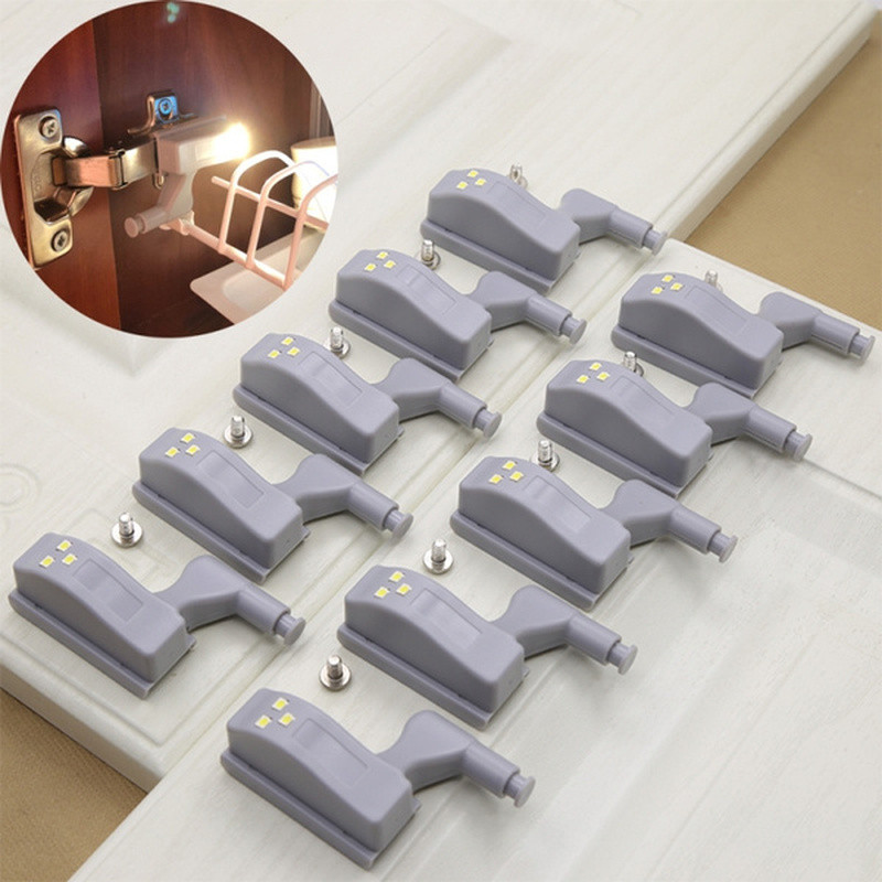 6 tk LED sisemine hingelamp kapi alune valgus Universaalne riidekapi andur Valguskapp Kapp Kodu Köök Magamistuba Öövalgusti