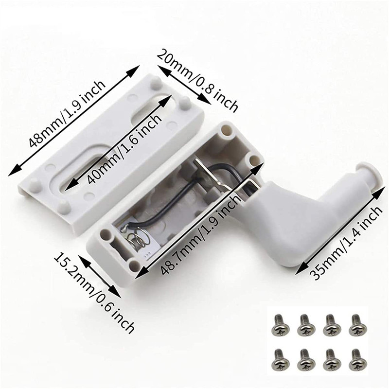 6 tk LED sisemine hingelamp kapi alune valgus Universaalne riidekapi andur Valguskapp Kapp Kodu Köök Magamistuba Öövalgusti