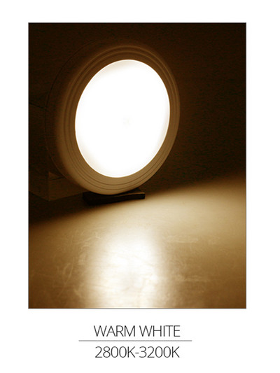 Belaidis apvalaus judesio jutiklis LED naktinės šviesos baterijos maitinamos naktinės lempos spintelės apšvietimas prie lovos miegamojo namų spintos apšvietimas