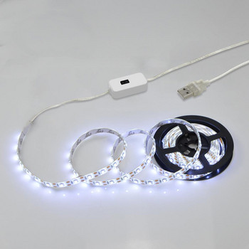 USB светлини за кухня Led лампи за осветление на шкафове Сензор за ръчно почистване DC 5V Водоустойчива топла бяла лента Led лента Интелигентни нощни светлини
