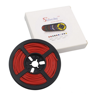 20 metara/rola 65.6ft 30 AWG Fleksibilna silikonska žica RC kabel 11/0.08TS Vanjski promjer 1.2mm s 10 boja za odabir