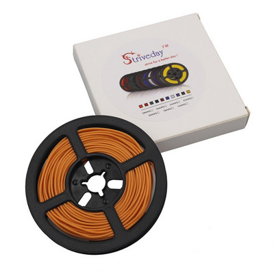 20 metara/rola 65.6ft 30 AWG Fleksibilna silikonska žica RC kabel 11/0.08TS Vanjski promjer 1.2mm s 10 boja za odabir