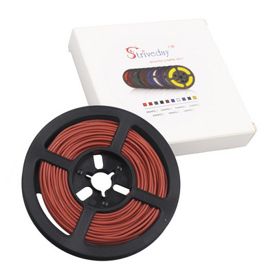 20 metara/rola 65.6ft 30 AWG Fleksibilna silikonska žica RC kabel 11/0.08TS Vanjski promjer 1.2mm s 10 boja za odabir