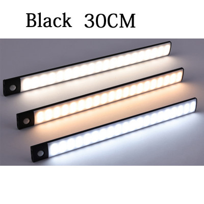 NAUJAS LED lempučių spintelės apšvietimas be laipsnio pritemdymo judesio jutiklio USB LED daugiafunkcis mygtukas belaidis trijų spalvų spintelės apšvietimas