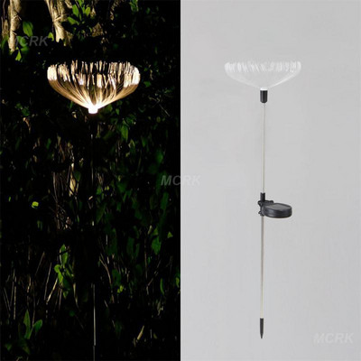 Solarna LED svjetla za meduze Vanjski vrtni dekor Svjetlo za travnjak Trska maslačak Vodootporna terasa Dvorište Staza Dekoracija Solarna lampa za cvijeće