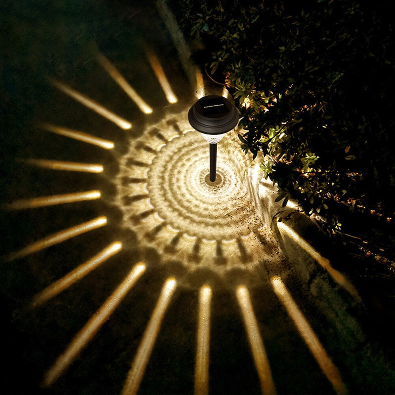 Led napelemes fűnyíró kültéri vízálló RGB meleg dupla fényforrás udvar villa út Erkély kert dekorációs lámpák