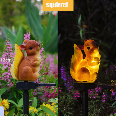 Led napelemes lámpa kültéri vízálló gyepfény bagoly alakú napelemes táj lámpa pavilon villa udvar padló kert dekorációs lámpák