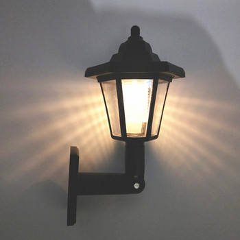 2бр. Слънчева LED светлина Външна лампа Прожектор Външна водоустойчива лампа Фенер Градински декор Двор Слънчев пейзаж Слънчева стенна светлина
