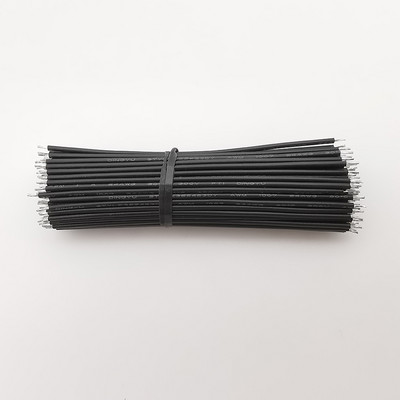 100Pcs 15CM Breadboard Jumper Wire Калайдисани Двуглави PCB спояващ кабел Fly Jumper Wire Кабелен проводник Проводници 24AWG 6 цвята