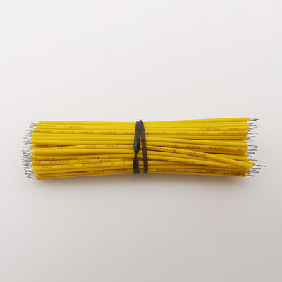 100Pcs 15CM Breadboard Jumper Wire Калайдисани Двуглави PCB спояващ кабел Fly Jumper Wire Кабелен проводник Проводници 24AWG 6 цвята