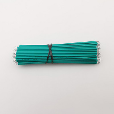 100Pcs 15CM Breadboard Jumper Wire Калайдисани Двуглави PCB спояващ кабел Fly Jumper Wire Кабелен проводник Проводници 24AWG 6 цвята