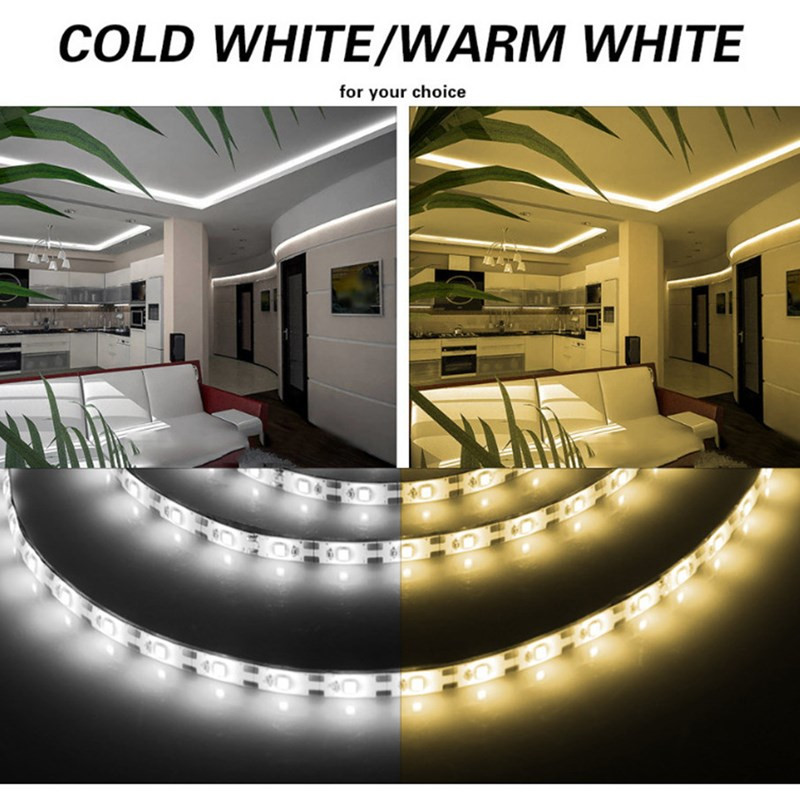 LED svjetlo za ormarić Aktivirano svjetlo za krevet PIR senzor pokreta USB LED traka SMD lampa za ormar PC TV Pozadinsko osvjetljenje Noćne stepenice