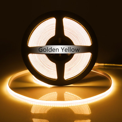 Neon Led szalag a konyhába a szekrény alatti szekrény dekorációja 12V COB LED szalag, rugalmas 5 mm szupervékony, nagy fényerejű lámpaszalag