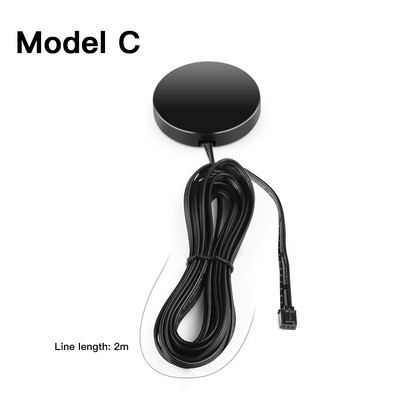 12V 5A szabályozható áthatolható fa érintőkapcsoló Kézseprő érzékelő Vezeték nélküli vezérlés konyhai kapcsoló fénysávhoz LED fénycsík