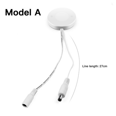 12V 5A szabályozható áthatolható fa érintőkapcsoló Kézseprő érzékelő Vezeték nélküli vezérlés konyhai kapcsoló fénysávhoz LED fénycsík