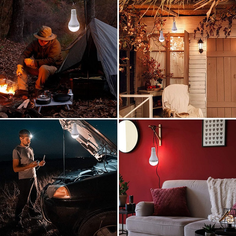 LED-päikesevalgustite pirn välistingimustes kaasaskantav ripplamp kaugjuhtimispult Matkapirnid konkstelgivalgusti kodune remont hädaabitaskulamp