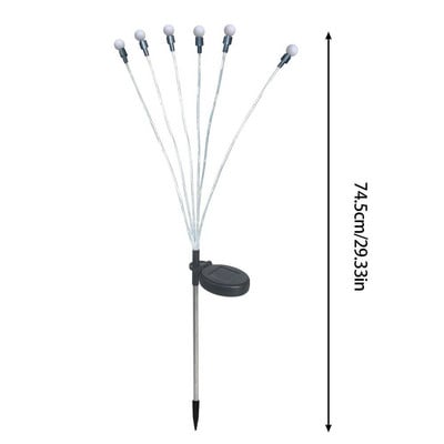 Lumină solară cu LED Decorație de grădină în aer liber Lumini de peisaj Lămpi de artificii cu licurici Lămpi de gazon Casă de țară Terasă Lampă decor pentru balcon