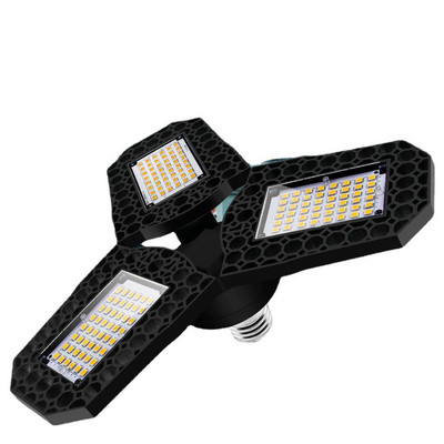 40 w/60 w/80 w LED garāžas gaisma ar augstu spilgtumu enerģijas taupīšanas LED 220 v regulējama leņķa deformējama gaisma darbnīcai