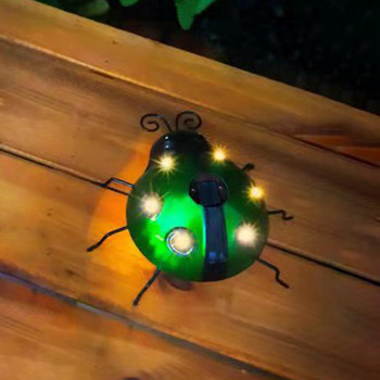 Solar LED Ladybugs Lights Αδιάβροχο IP65 Φωτιστικό τοπίου κήπου εξωτερικού χώρου τέχνης