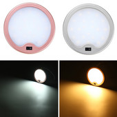 DC 12V 3W LED prožektoriai Itin ploni jutiklio korpuso žibintai namų ekranas apvalus mini apatinis apšvietimas su langu ekrano skydo lempa