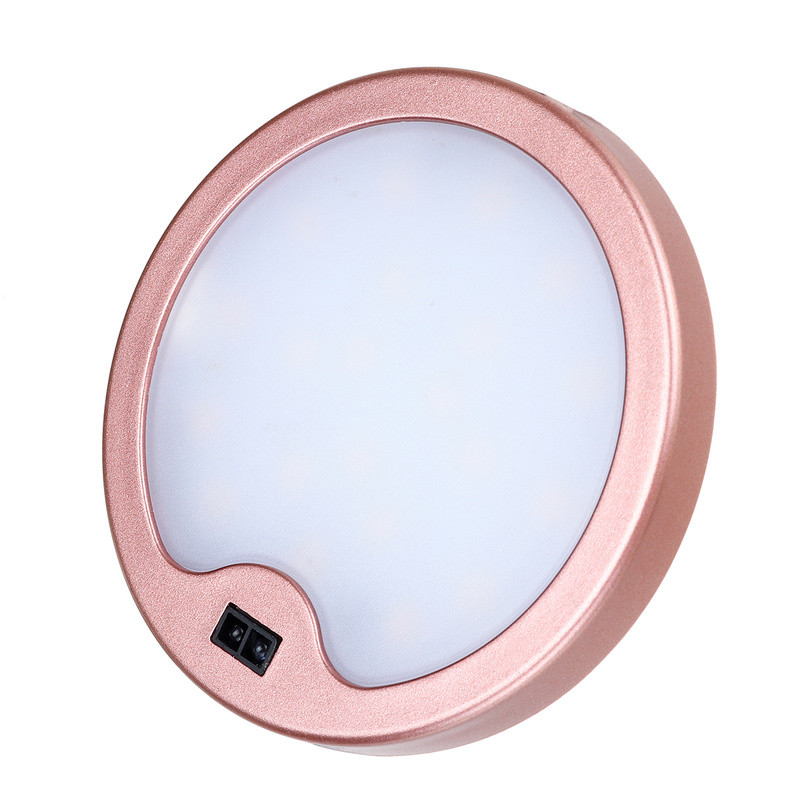 DC 12V 3W LED prožektoriai Itin ploni jutiklio korpuso žibintai namų ekranas apvalus mini apatinis apšvietimas su langu ekrano skydo lempa