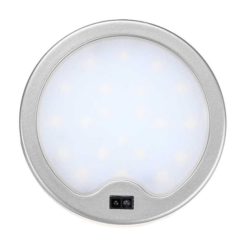 DC 12V 3W LED prožektoriai Itin ploni jutiklio korpuso žibintai namų ekranas apvalus mini apatinis apšvietimas su langu ekrano skydo lempa