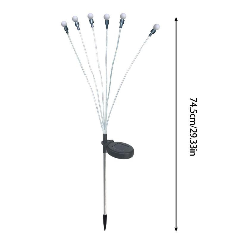 Saules LED gaisma āra dārza dekorēšana ainavu gaismas uguņošana Firefly zāliena lampas Lauku māja terase balkons dekors lampa