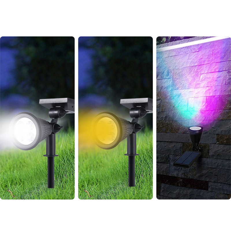Napelemes Led lámpa kültéri állítható napelemes kerti lámpák kültéri napelemes spotlámpák Led napelemes világítás a kerti fali lámpához