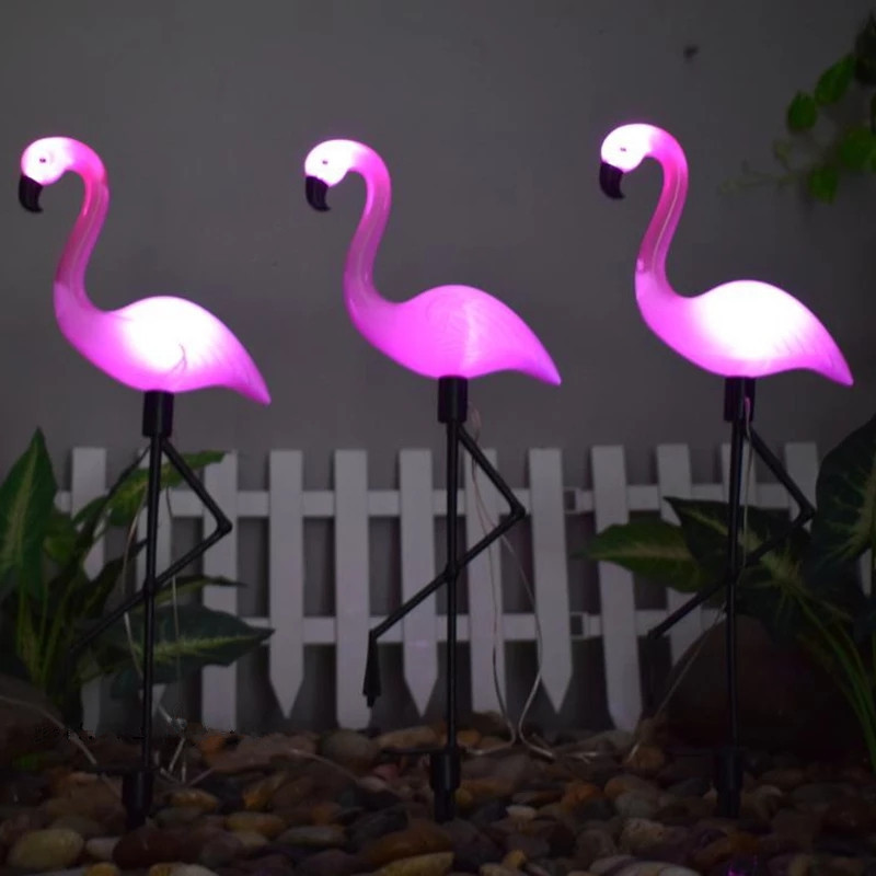 Flamingo saulės LED lemputė lauko tvoros šviesa kiemo sodo saulės LED lempa, atspari vandeniui, lauko Deco saulės lemputė