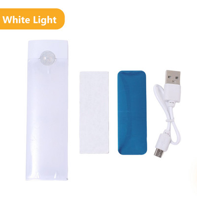 LED liikumisanduri valgus juhtmevaba öövalgusti USB laetav öölampide kapp garderoobivalgusti trepikoja taustvalgus köögile