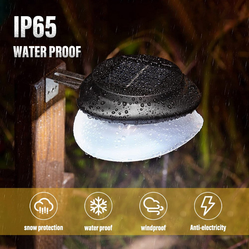 LED solarna svjetla Vodootporna vanjska vrtna ukrasna zidna svjetla Svjetla za oluke za ogradu Vrtni krajolik Šetnica