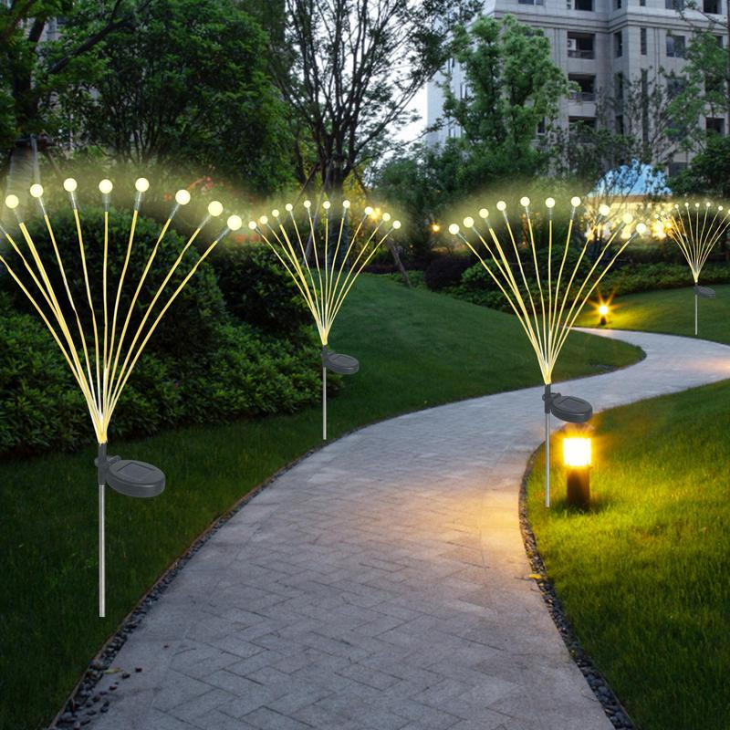 Päikese välisvalgusti LED Firefly lamp Aiakaunistus Veekindel aed Kodu Muru Ilutulestik Valguspõrand Uusaasta Jõulud
