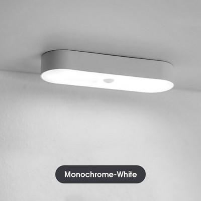 PIR mozgásérzékelő LED éjszakai fény USB újratölthető éjszakai lámpa Konyha Otthon Hálószoba Szekrény Szekrény Lámpa Lépcsőház világítás