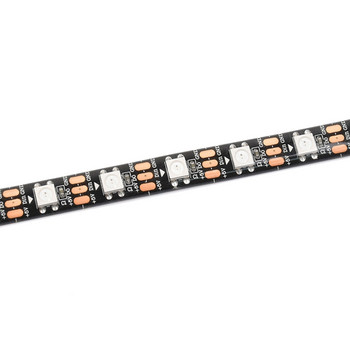 WS2812 RGB Λωρίδα λάμπας 5050 Light Bead Υψηλή φωτεινότητα Εξοικονόμηση ενέργειας Χαμηλή κατανάλωση κοπής Προγραμματιζόμενη λάμπα LED (1M)