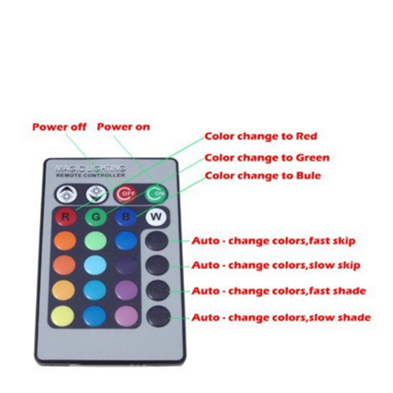 RGB víz alatti fény LED szökőkút medence világítás infravörös távirányító 10w színes haltál lámpa csatlakozó nélkül 12v
