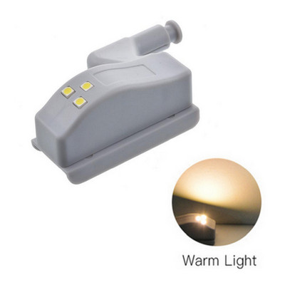 Universāla LED zem skapja gaismas skapja skapja iekšējā eņģe Nakts gaismas lampa skapim skapim virtuves guļamistabas durvju lampa